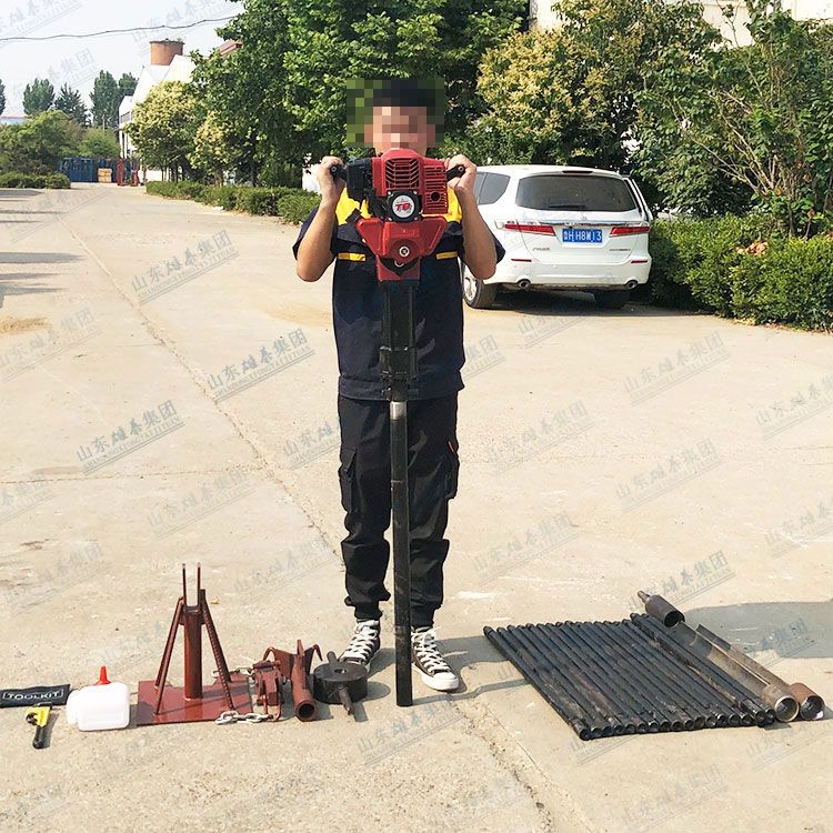 小型手持沖擊式取土鉆機(jī)，完整取芯款式多樣，輕便鉆機(jī)，上山勘探施工高效